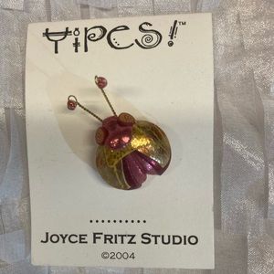 Joyce Fritz Studio Beetle Pin